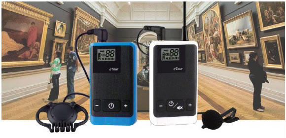 ssistema wireless per guida turistica e visite guidate